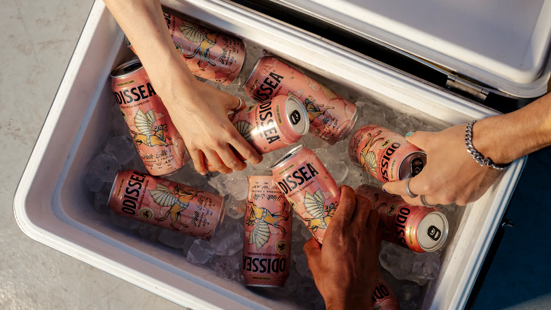 Latas Odissea sobre hielo