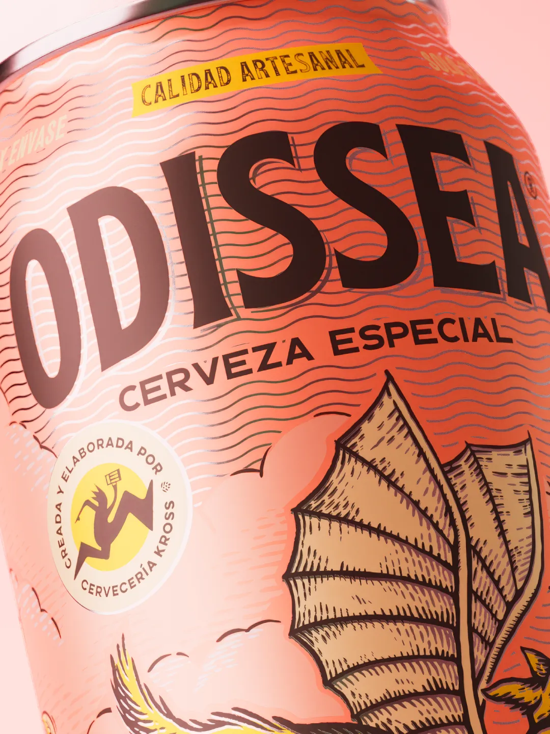 Detalle de etiqueta Odissea